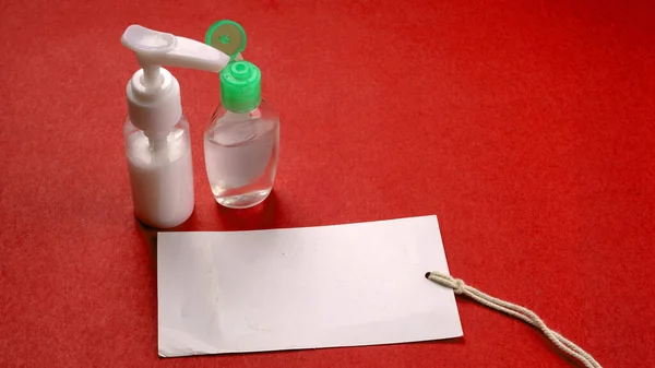 Alcohol Gel Hand Wash Sanitizer Bottles Cleaners Bacteria Prevent Germs — ストック写真