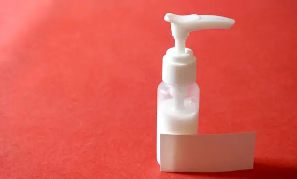 Alcohol Gel Hand Wash Sanitizer Bottle Cleaner Bacteria Prevent Germs —  Fotos de Stock