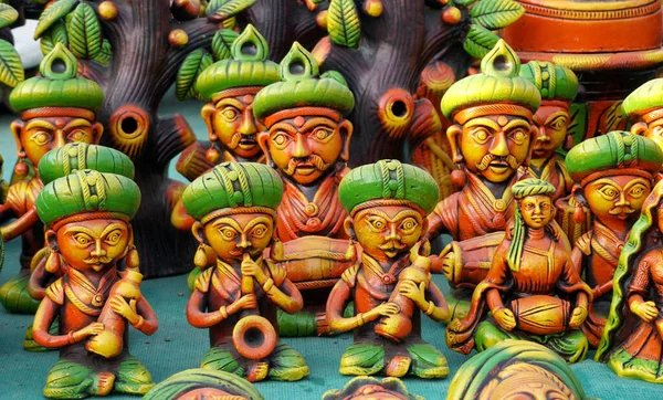 Kırsal Köy Fuarında Yapımı Hint Idolleri Dükkânı — Stok fotoğraf