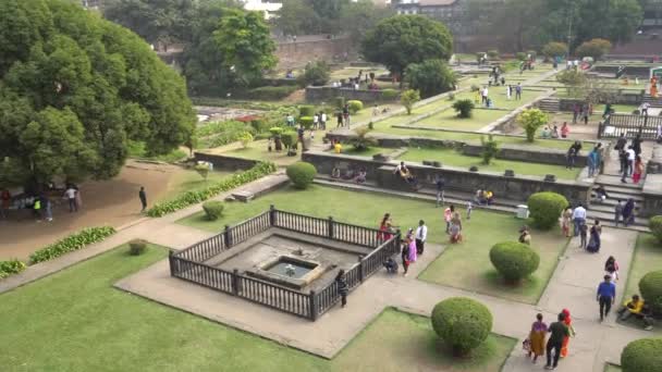 Pune Maharashtra India Lutego 2020 Turysta Forcie Shaniwar Wada Shaniwar — Wideo stockowe