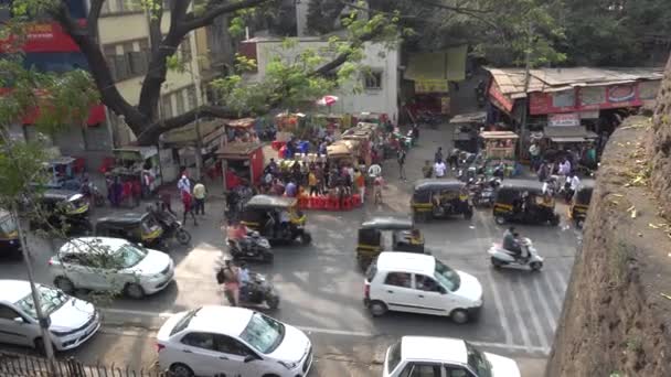 Pune Maharashtra India Februari 2020 Toerist Het Fort Shaniwar Wada — Stockvideo