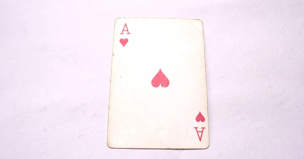 Pune Maharashtra Índia Maio 2020 Playing Card Isolated White Background — Fotografia de Stock