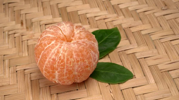 Agrumes Frais Orange Juteux Sucré Réputé Pour Concentration Vitamine — Photo