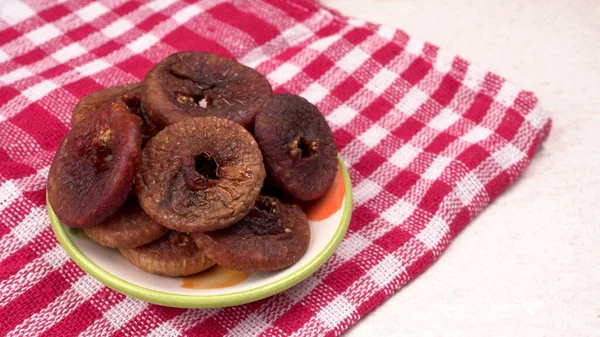 Taze Incir Anjeer Meyvesi Sağlıklı Vegan Gıda Konsepti Mutfak Masasının — Stok fotoğraf