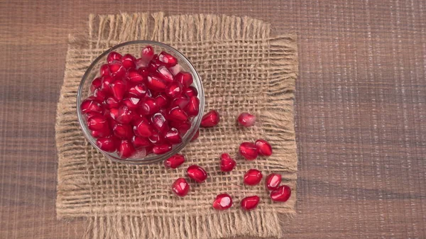 Fresh Pomegranate Rich Natural Antioxidants Concept Red Fruit Vitamins Natural — Stock Photo, Image