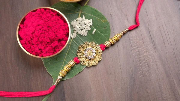 Traditionelles Indisches Armband Das Ein Symbol Der Liebe Zwischen Brüdern — Stockfoto