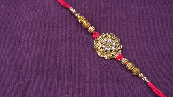 Bracelet Indien Traditionnel Appelle Rakhi Sœur Liens Sur Les Frères — Photo