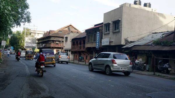 Typical Street Indian Town — 图库照片