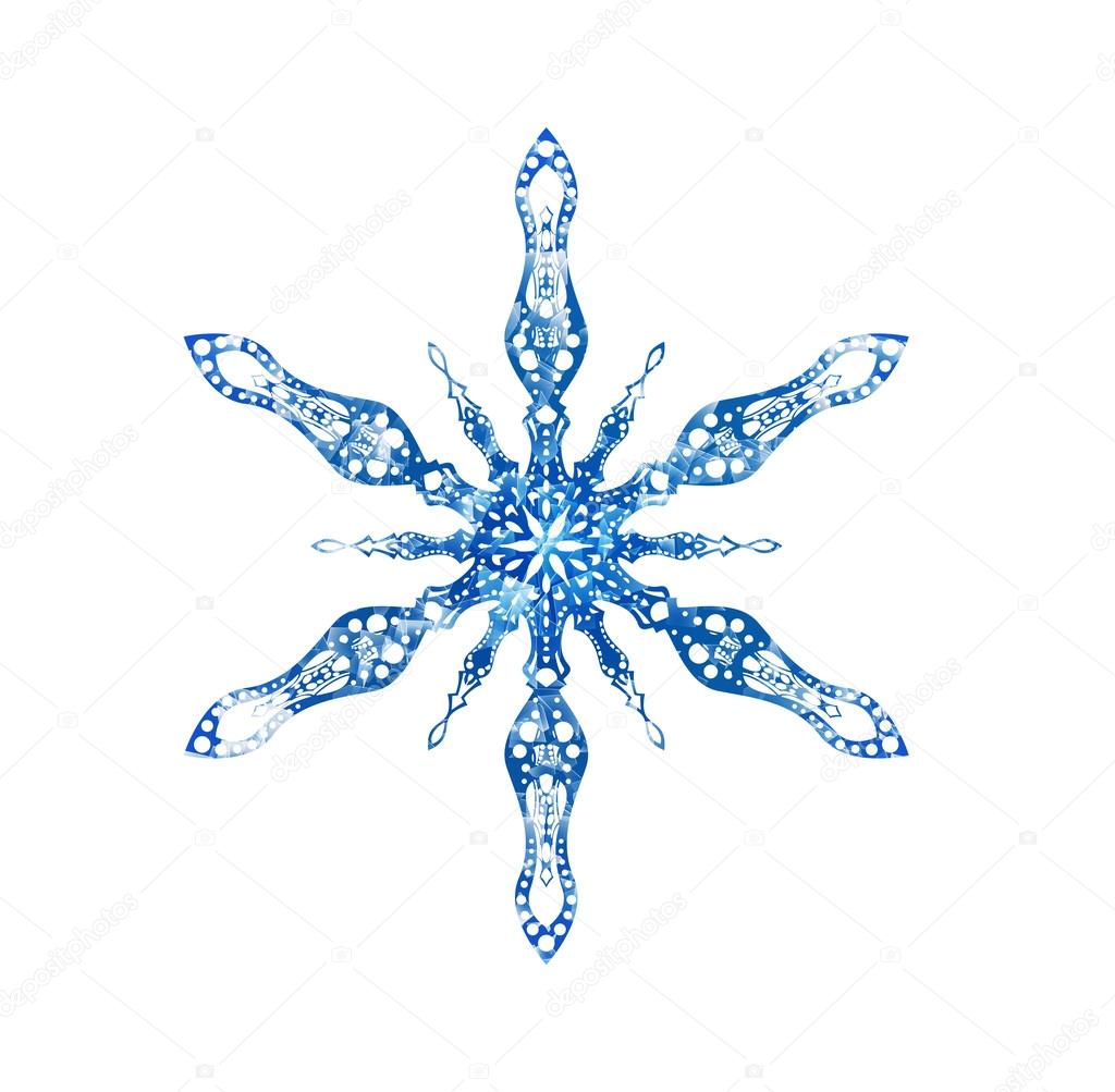 pix Frozen Snowflake White Background depositphotos