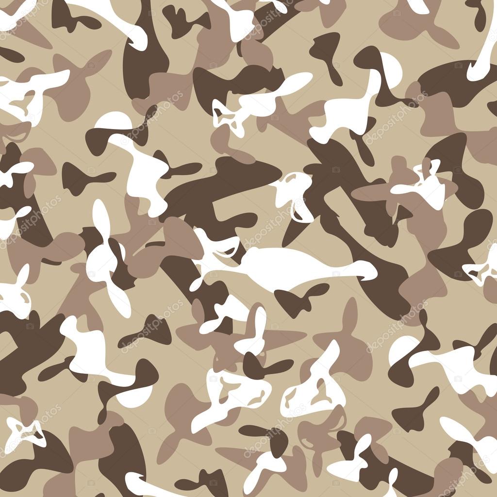 Abstract military camouflage. Sand grunge background