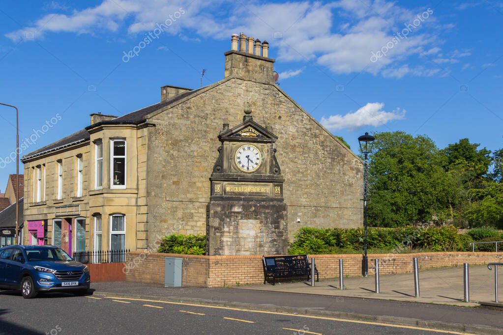 West Calder CoOperative Clock, memoria conmemorativa del desastre de