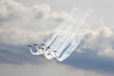 Bir eğrideki uçakların grup