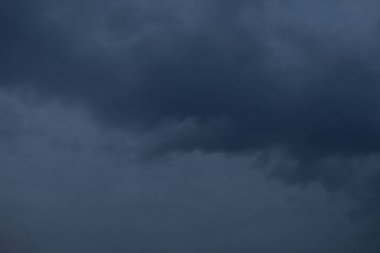 Background of dark sky and cloud before rain