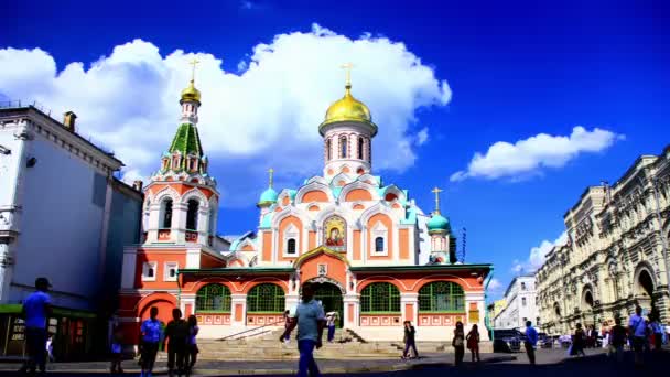Catedral de Nuestra Señora de Kazán — Vídeo de stock