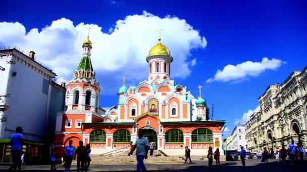 Cattedrale di Nostra Signora di Kazan — Video Stock