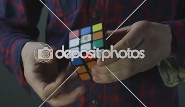 adam rubiks küp çözme
