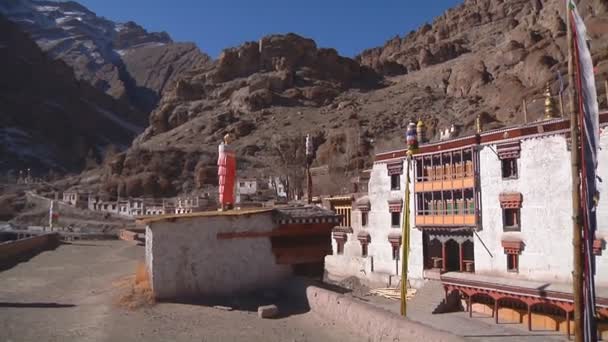 Mosteiro de Hemis em Ladakh, Jammu e Caxemira, Índia — Vídeo de Stock