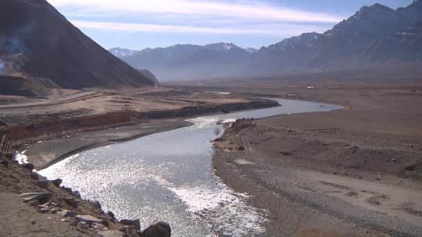 Manzara Ladakh, Hindistan — Stok video