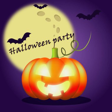 Cadılar Bayramı partisi balkabağım. 