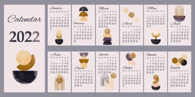 takvim soyut sanat 2022