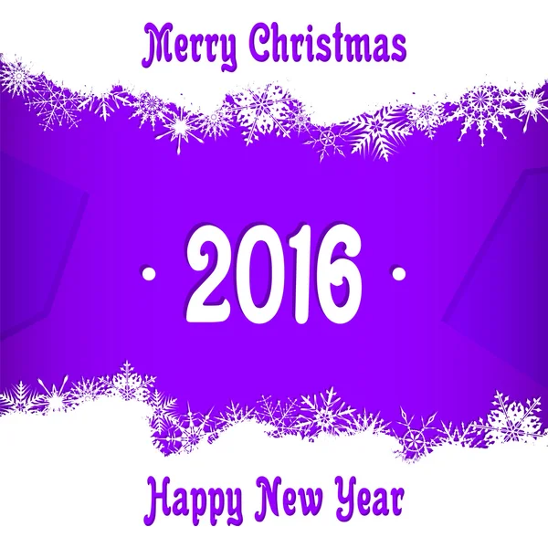 Neşeli Noel ve mutlu yeni yıl 2016 kartı arka plan