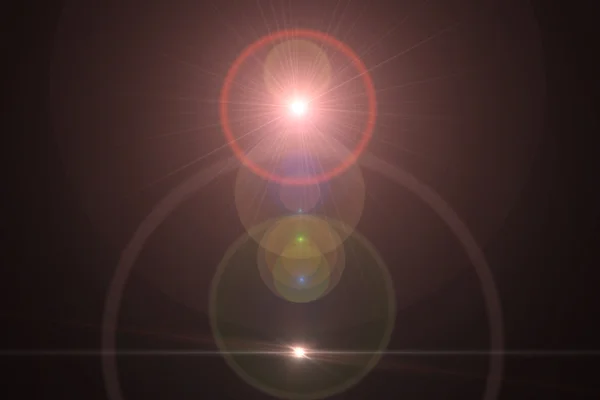 Lens flare effect — Stock Photo, Image