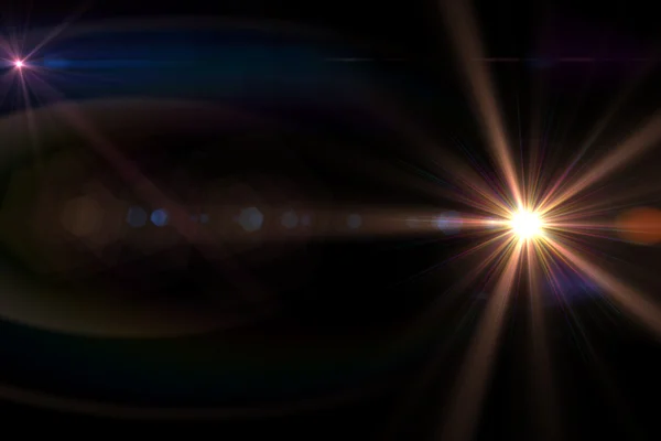 Lens flare effect — Stock Photo, Image