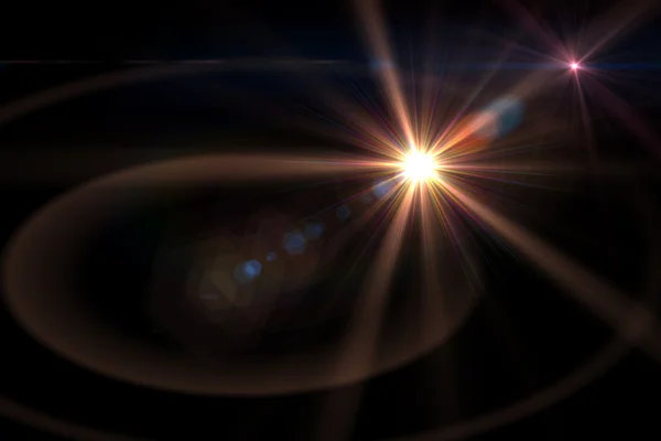 Lens flare effect — Stock Photo, Image