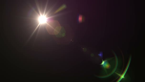 Lens耀斑效应 — 图库视频影像
