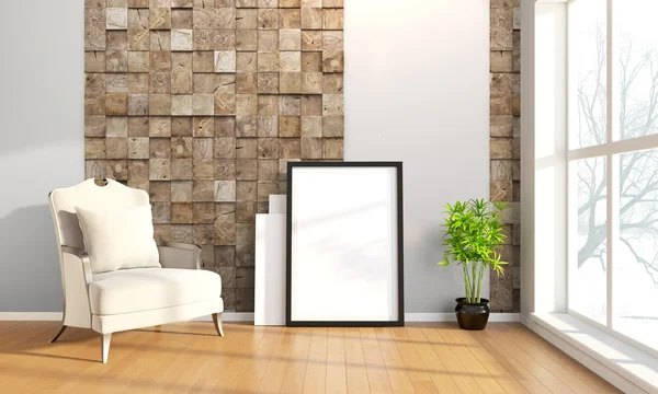 moderno cuarto de baño con azulejos marrones — Foto de stock © tiler84