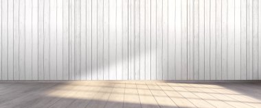 Modern parlak iç. 3D render