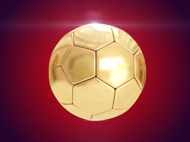 Altın Top. 3D render