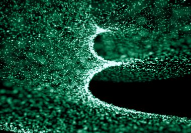 Kızdırma bokeh doku