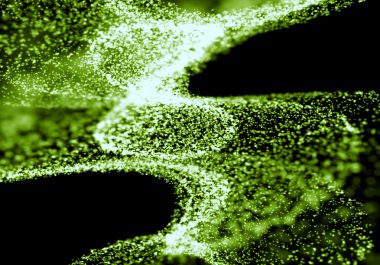 Kızdırma bokeh doku