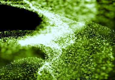 Kızdırma bokeh doku