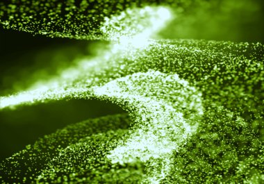 Kızdırma bokeh doku