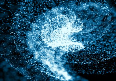 Kızdırma bokeh doku