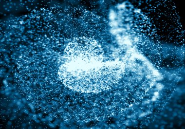 Kızdırma bokeh doku