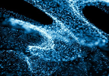 Kızdırma bokeh doku