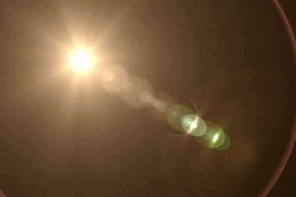 Lens flare effect — Stock Photo, Image