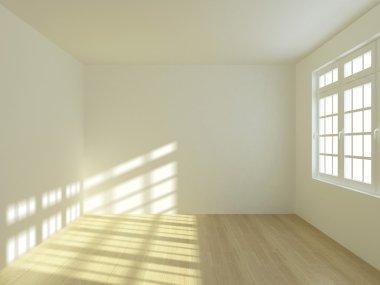render empty interior