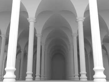 render empty interior