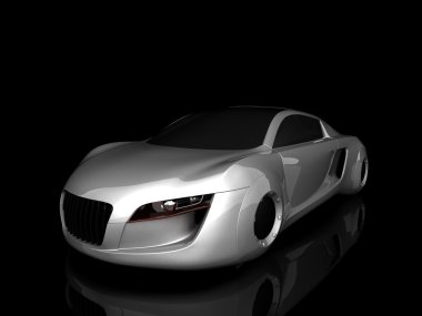 rendering isolated car