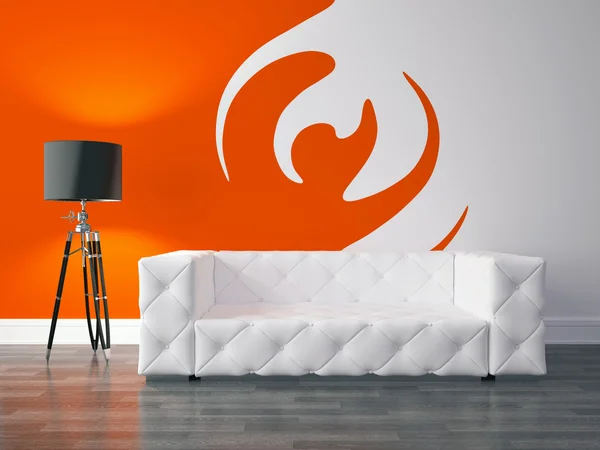 Interieur ontwerp serie: moderne woonkamer — stockfoto © scornejor ... Woonkamer design zithoek interior