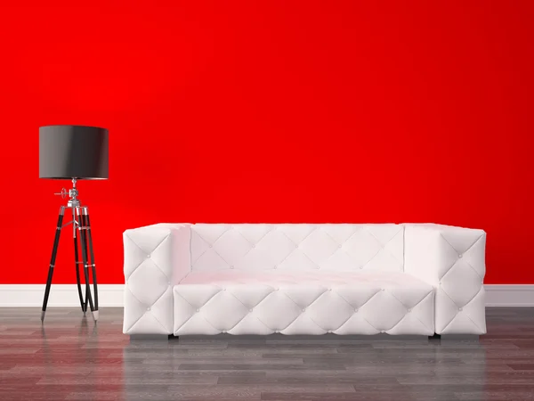 인테리어 디자인 시리즈: 현대 거실 — 스톡 사진