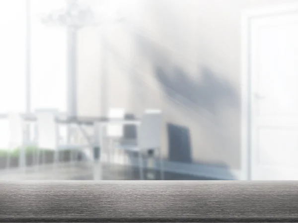 Dessus de table et flou intérieur