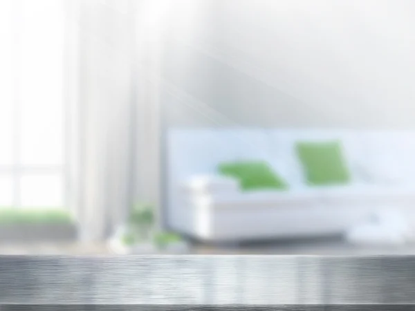 Dessus de table et flou intérieur