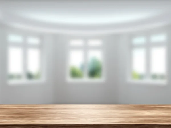 Dessus de table et flou intérieur