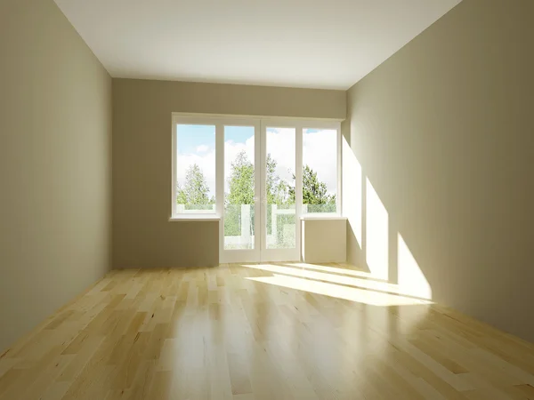 Render empty interior — Stockfoto