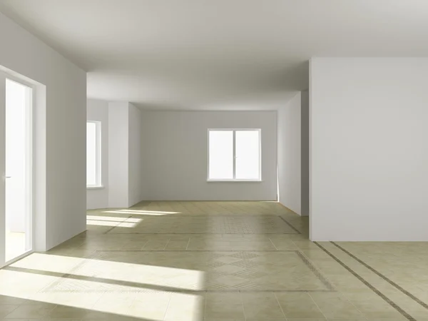 Render empty interior — Stock Photo, Image